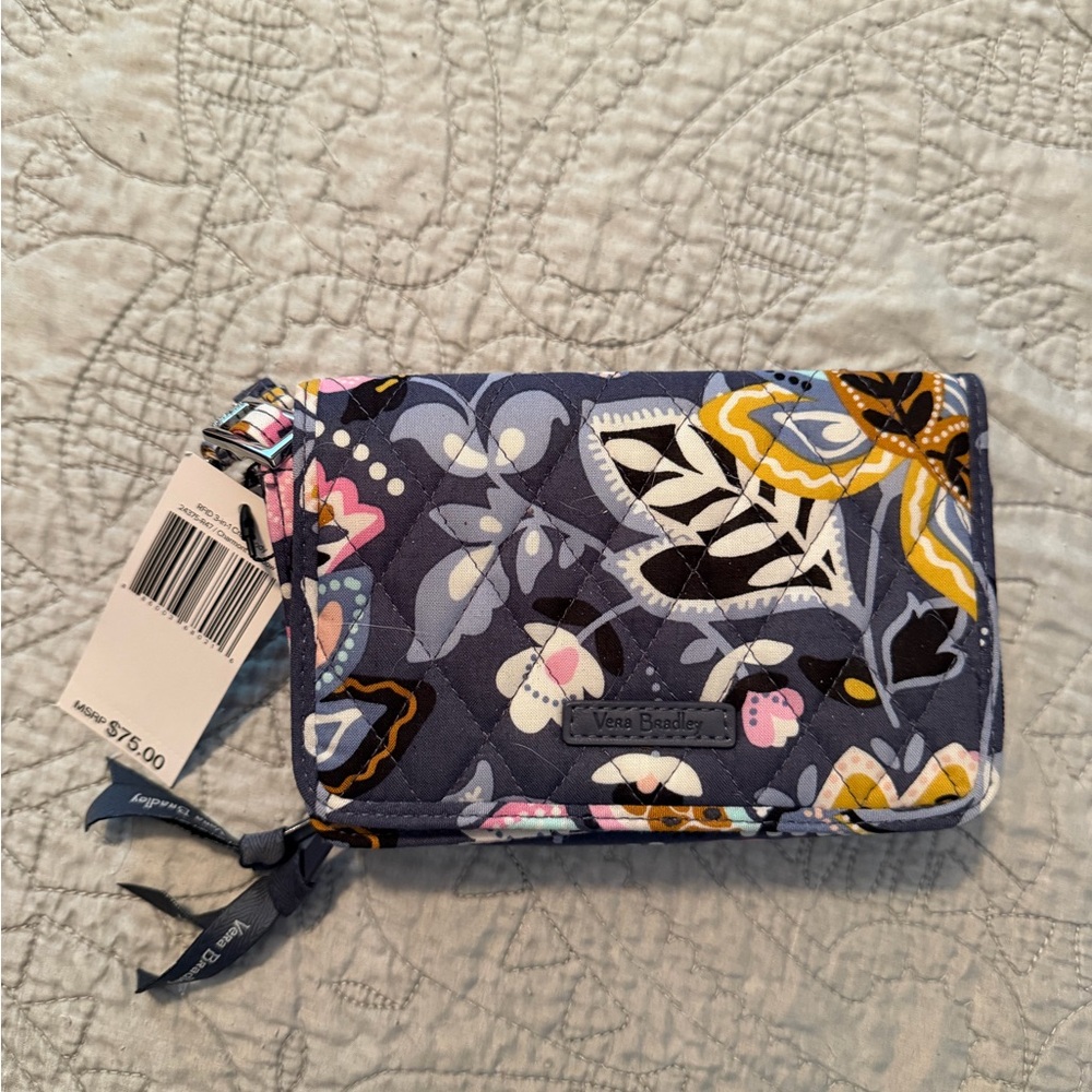 Vera Bradley Floral RFID all-in-one wallet